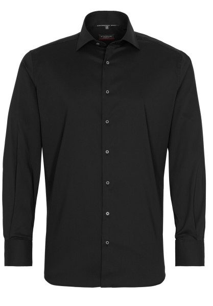 ETERNA MODERN FIT Performance Shirt Langarm Hemd twill schwarz 3377-39-X18K