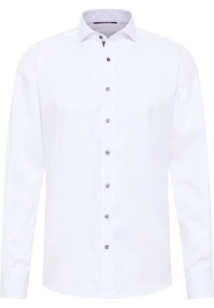 ETERNA MODERN FIT COVER SHIRT Langarm Hemd weiss twill 8819-00-X17V