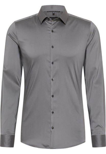 ETERNA SUPER SLIM Performance Shirt Langarm Hemd silber twill 3377-35-Z141