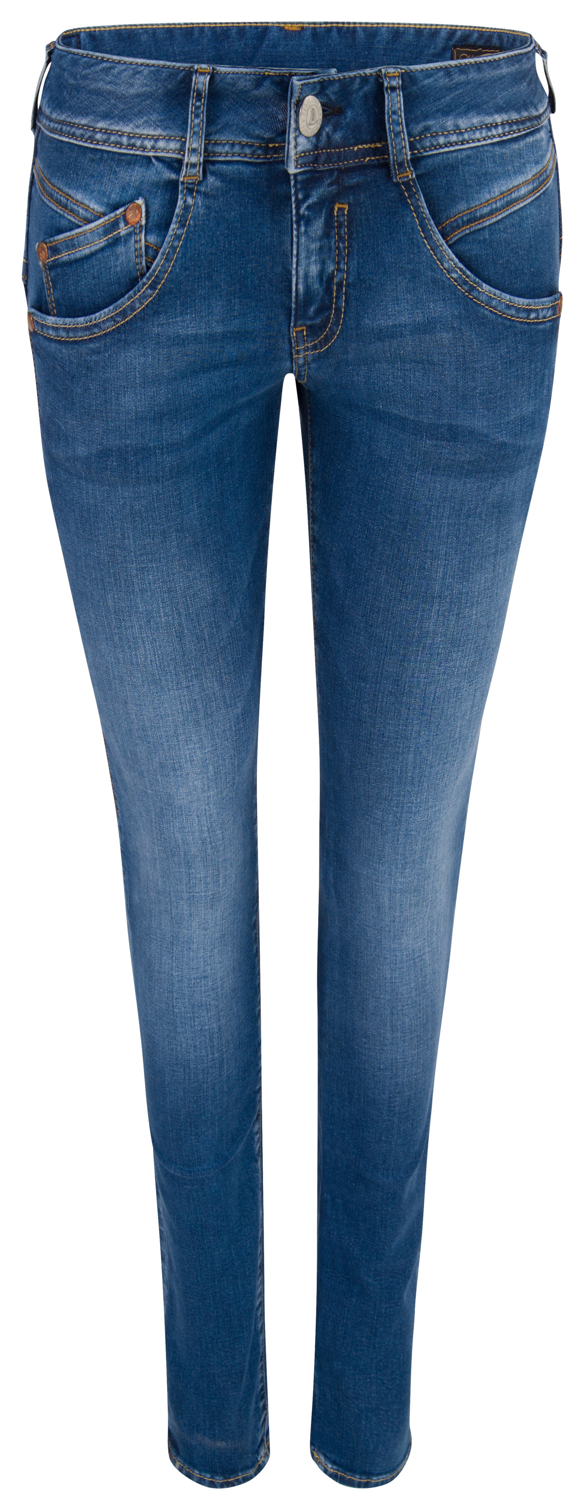 HERRLICHER GILA Slim Denim Jeans Damen | STRETCH | 5606-D9668-663 | | Powerstretch dazzling Jeans-Manufaktur DENIM Gila Herrlicher | Jeans blue