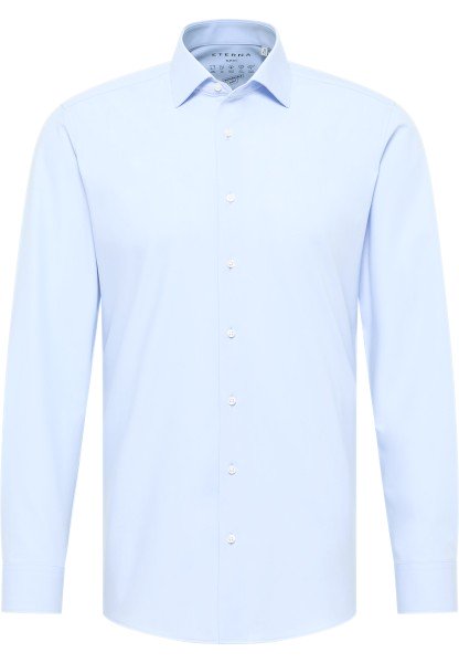 ETERNA MODERN FIT Performance Shirt Langarm Hemd hellblau 4194-10-X18K