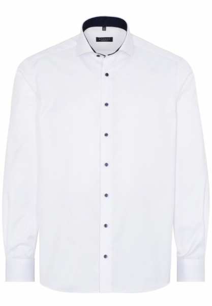 ETERNA COMFORT FIT COVER Hemd Jeans-Manufaktur TWILL weiß SHIRT 8819-00-E15V Langarm | schwarz