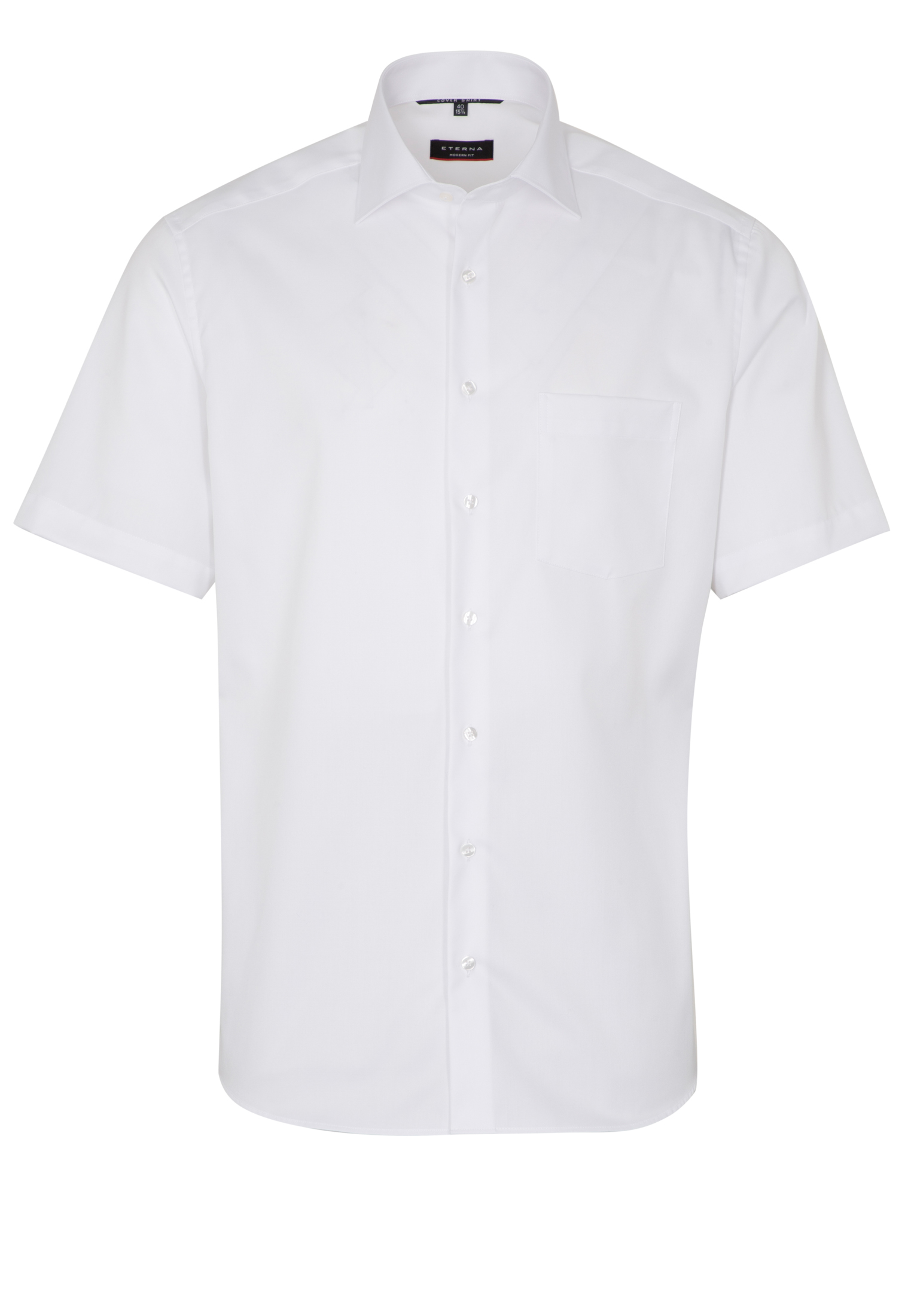 ETERNA MODERN FIT Kurzarm Hemd twill weiss 8817-00-C19K - COVER SHIRT ...