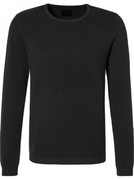 PIERRE CARDIN Strickpullover Rundhals black 55610 92536.2000 - VOYAGE