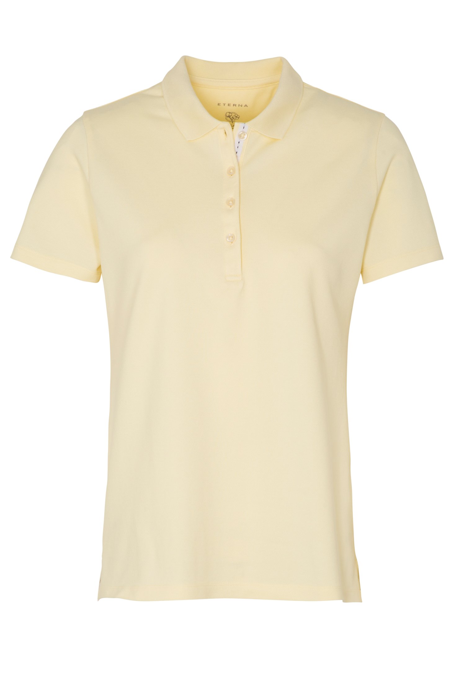 Poloshirts gelb 5535-72-H530 | Jeans-Manufaktur FIT Eterna | | | CLASSIC Bekleidung ETERNA pique Damen Poloshirt