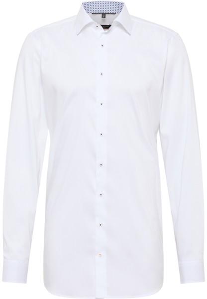 ETERNA SLIM FIT Performance Shirt Langarm Hemd weiss twill 3372-00-F14P