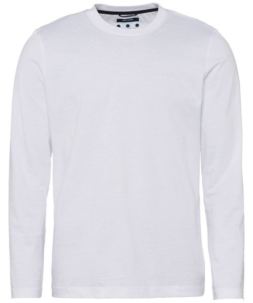 PIERRE CARDIN Longsleeve Shirt Rundhals brilliant white 30250 3025.1019