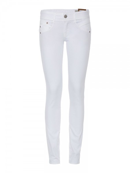 | STRETCH | Slim 5606-SN806-100 HERRLICHER | GILA | Jeans Herrlicher Damen white Stretch Jeans-Manufaktur Satin Gila | DENIM Jeans