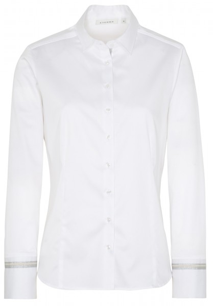 ETERNA REGULAR FIT | Regular Eterna Jeans-Manufaktur 5585-00-D928 | | Langarm | | Blusen Bluse Damen Fit weiß Bekleidung