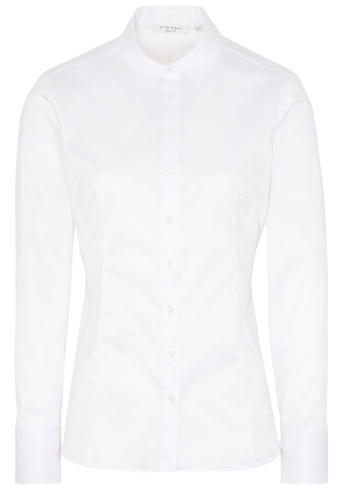 ETERNA SLIM FIT COVER SHIRT Langarm Bluse weiß 5008-00-D10Y | Slim Fit |  Eterna | Blusen | Damen Bekleidung | Jeans-Manufaktur