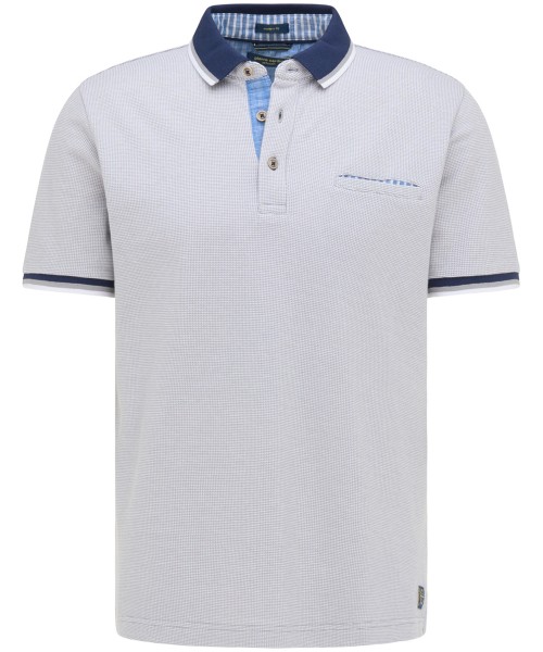 PIERRE CARDIN POLOSHIRT BICOLOR grey 52124 1226.2500 - AIRTOUCH